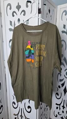 Netflix Squid Game Graphic T Shirt 3XL Green First Annual Squid Game Tee